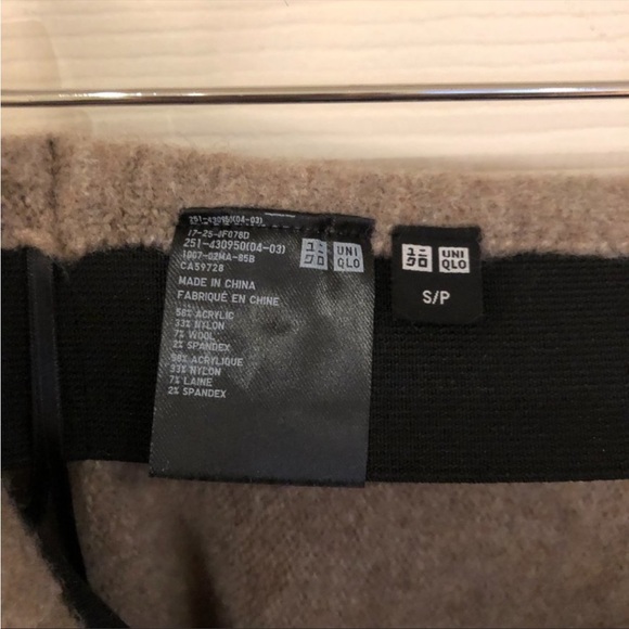 Uniqlo Souffle Yarn Wool Blend Midi Skirt - Picture 8 of 9